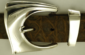 Atelier Yozu model TF-BB014 sterling silver belt.