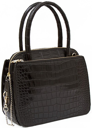 Pakerson Women's Bag BD2113 Black Alligator Skin: €2,300.