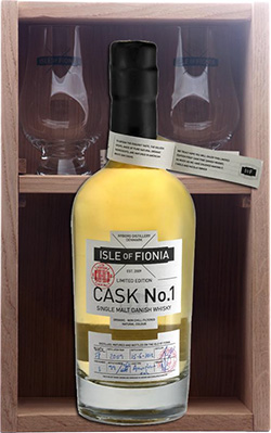 Ørbæk Bryggeri Isle of Fionia Cask No. 1 Organic Sinlge Malt Danish Whisky 58%: €357.