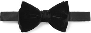 Lanvin velvet bow tie: €100.