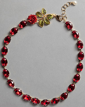Dolce&Gabbana 'Rhinestone' necklace: US$1,175.