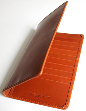 Richard Anderson Leather Wallet - Tan Bridle: £120.