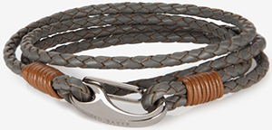 Ted Baker Grasper Block colour leather bracelet: £35.