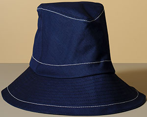 Trademark women's V Bucket Hat: US$76.80.