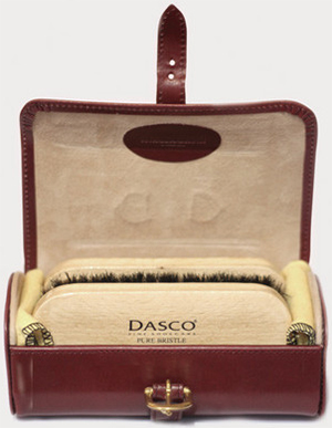 Richard Anderson bridle red lined mushroom suede shoe cleaning kit: £144.