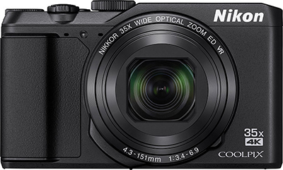 Nikon Coolpix A900 Digital Camera (Black): US$399.95.