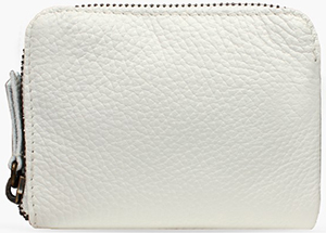 Illesteva White Leather Wallet: US$75.