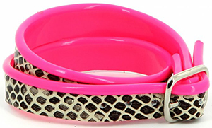 K.Jacques Saint-Tropez Mamba Kampal Neon Pink Bracelet: €59.93.