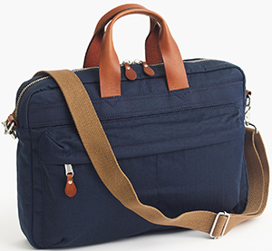 J.Crew Harwick men's Briefcase: US$98.