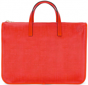 Loewe Briefcase Primary Red: US$1,290.