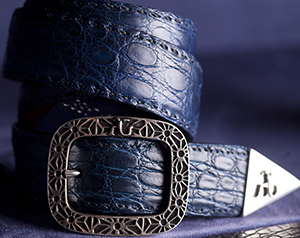 Angelo Galasso men's luxury belts.
