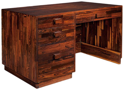Cocobolo Desk by Don Shoemaker: 13.179,80.