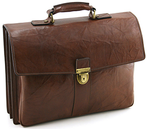 Barantani Flap Briefcase – 2 Gusset.