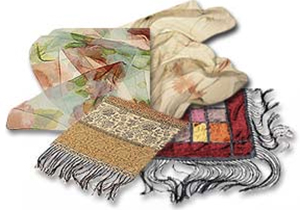Saldarini 1882 handmade silk scarves.