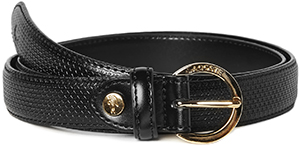 Lacoste Chantaco Belt in Petit Piqué Embossed Leather: £60.