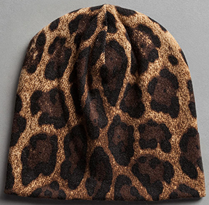 Dolce&Gabbana women's leopard print cashmere hat: US$545.