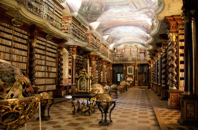 National Library of the Czech Republic, Clementinum, Prague, Czech Republic.
