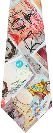 Vivienne Westwood Money Print Tie: €110.