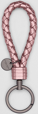 Bottega Veneta Mallow Intrecciato Grograin Women's Key Ring: US$200.