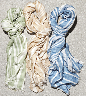Tomas Maier women's paint stroke scarf: US$275.