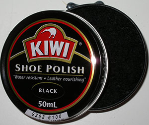 KIWI shoe polish.