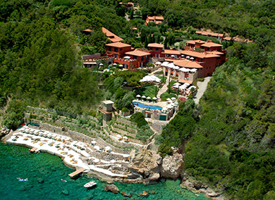 Hotel Il Pellicano, Località Sbarcatello, 58019 Porto Ercole (GR).
