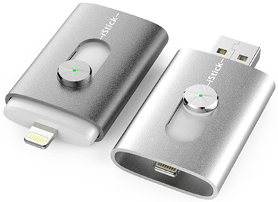 iStick - USB Flash Drive with Lightning for iPhone and iPad.