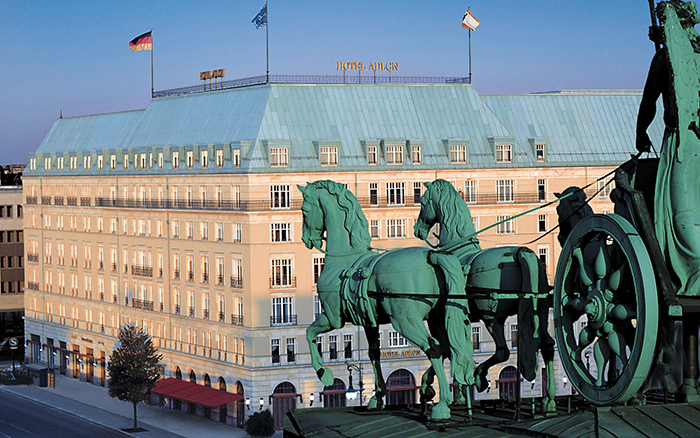 Hotel Adlon Kempinski, Unter den Linden 77, 10117 Berlin, Germany.