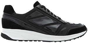 Alejandro Ingelmo T-14 Black/Black Nylon/Leather Men's Sneaker: US$399.