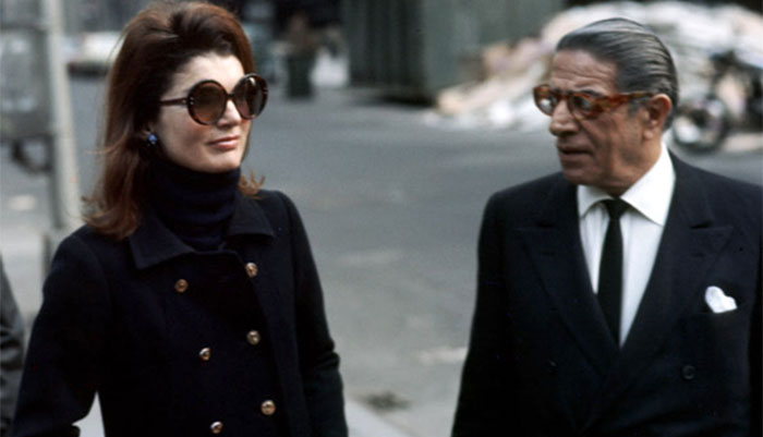 Jackie & Aristotle Onassis wearing bespoke Maison Bonnet eyewear.
