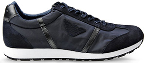 Giorgio Armani Men's Sneaker in Calfskin and Technical Fabric: US$325.
