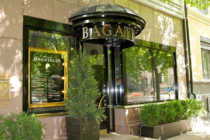 Bagatelle restaurant, Bygdøy Allé 3, 0257 Oslo.