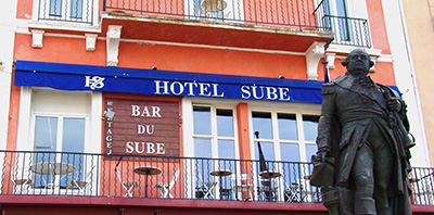 Hotel Sube, 23, quai du Bailli de Suffren.