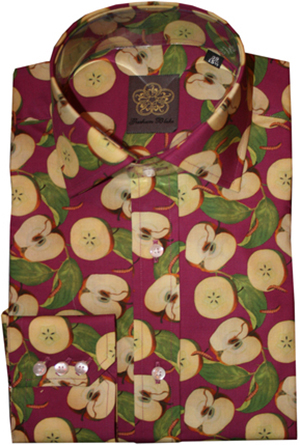 Gresham Blake Apples & Maggots Print Shirt: £120.