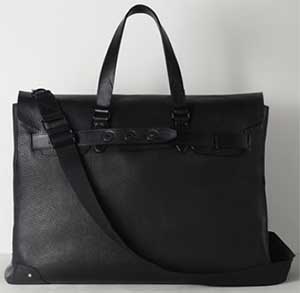 Rag & Bone Dylan men's leather messenger bag: US$750.