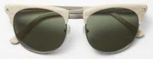 Rag & Bone Women's Monroe Bone Sunglasses: US$350.