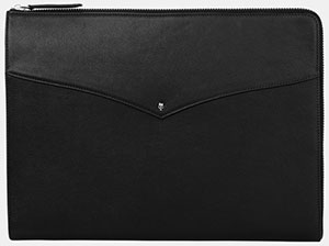 The Kooples Briefcase in Grain Leather with a Death's Head Rivet: £295.