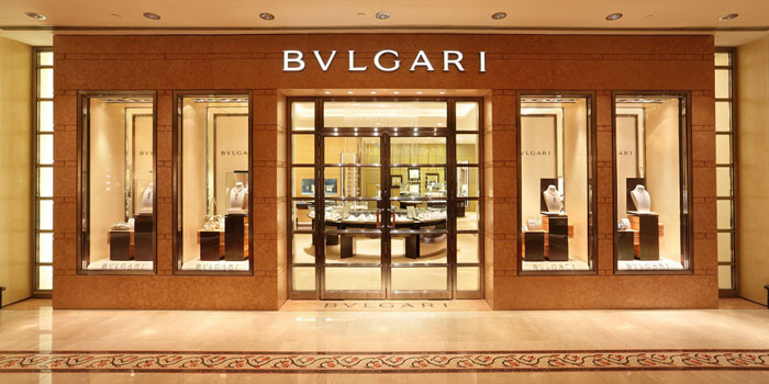 Bvlgari flagship store in Macau at Wynn Macau luxury resort.
