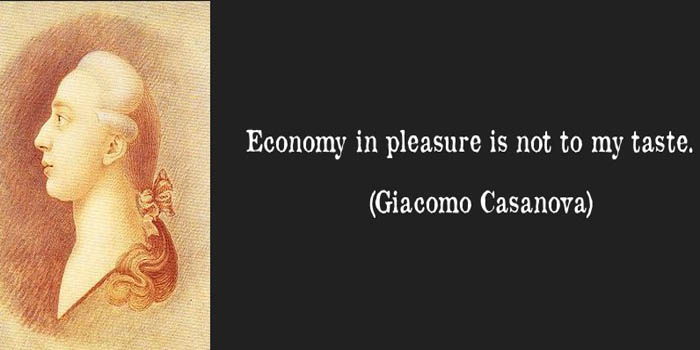 Giacomo Casanova (1725-1798). Italian adventurer and author from the Republic of Venice. His autobiography, Histoire de ma vie (Story of My Life), is regarded as one of the most authentic sources of the customs and norms of European social life during the 18th century.