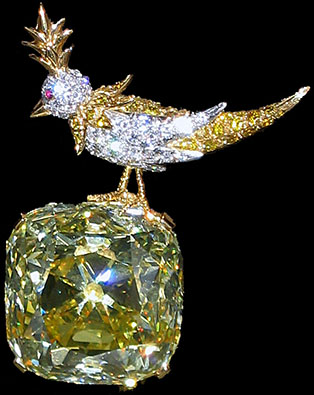 Tiffany Yellow Diamond - 128.54 carats (25.108 g).