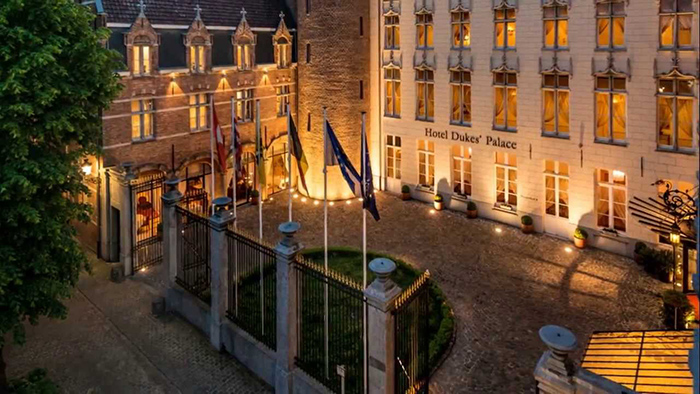 Hotel Dukes' Palace, Prinsenhof 8, 8000 Bruges, Belgium.