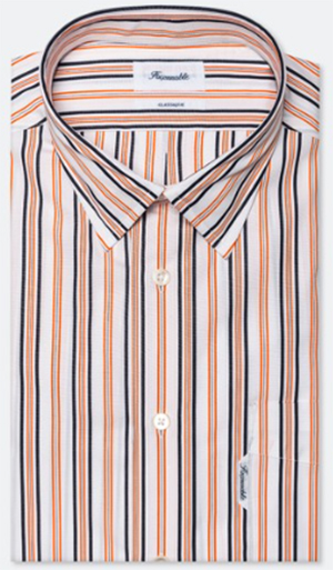 Façonnable Track Striped Sportswear Shirt: US$235.