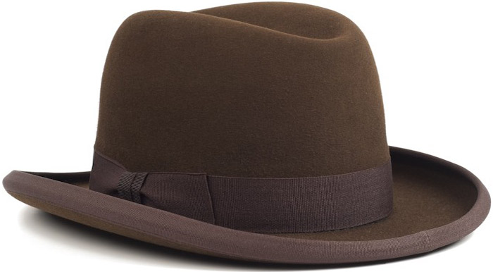 Lagomarsino Brown Hamburgo Hat.