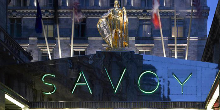 The Savoy Hotel, Strand, Westminster, London WC2R 0EU, England.