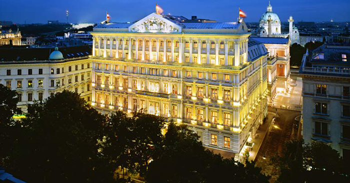 Hotel Imperial, Kärntner Ring 16, 1015 Vienna.