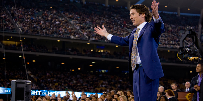 Joel Osteen - American lay preacher, televangelist, author, and the leader of Lakewood Church in Houston, Texas.