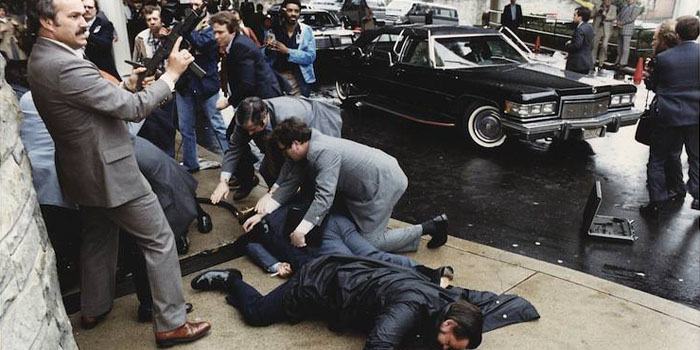 Reagan assassination attempt Monday, March 30, 1981.