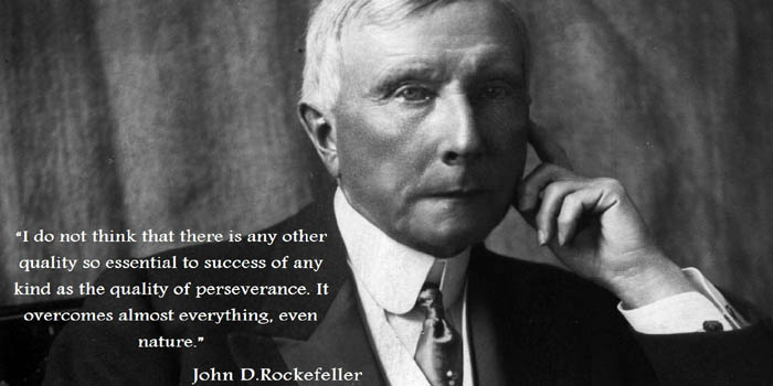 John D. Rockefeller (1839-1937). American industrialist and philanthropist. He was the founder of the Standard Oil Company and world's first US$-billionaire. Net worth in today's money: US$340 billion.
