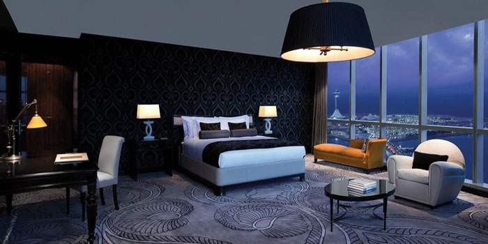 Royal Etihad Suite at Jumeirah Etihad Towers, West Corniche, Abu Dhabi, United Arab Emirates.