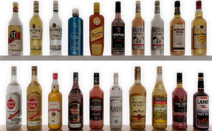 Rum brands.